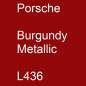 Preview: Porsche, Burgundy Metallic, L436.